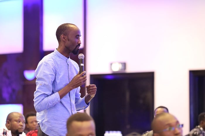 Bamwe mu bakinnyi ba Filime nyarwanda batanze ibitekerezo muri iyo nama