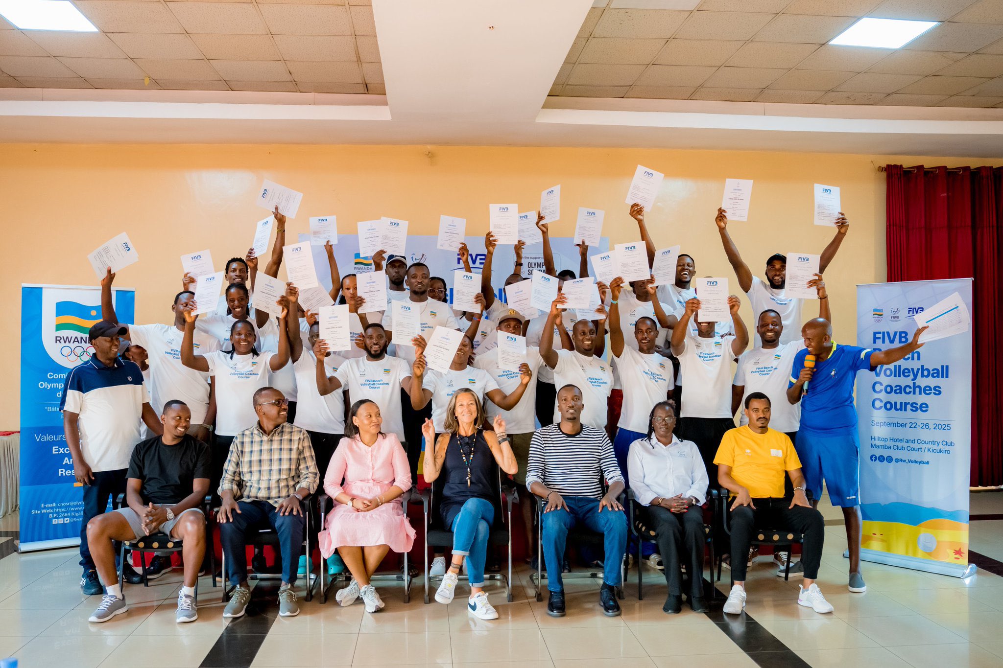 Kigali hasojwe amahugurwa y'abatoza b'umukino wa volleyball yo kumucanga