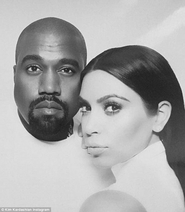 Kim na Kanye.