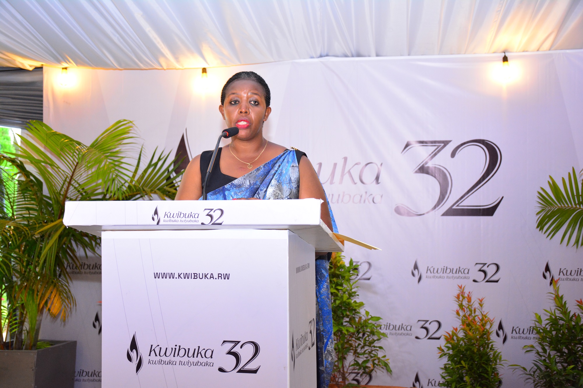 Umunyamabanga Nshingwabikorwa w'Umurenge wa Kimironko, Musasangohe Providence, yashimiye abaje kwifatanya na bo mu gikorwa cyo kwibuka