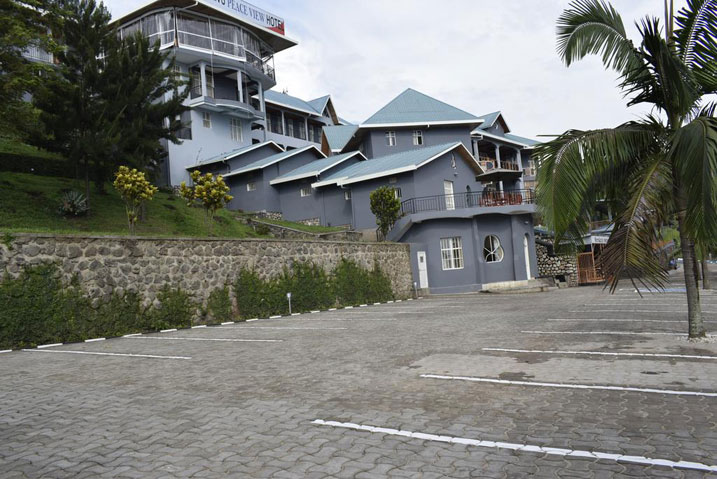 Kivu Peace View Hotel ni uko yubatse 