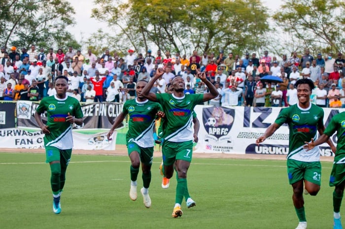 Kiyovu yishimira igitego cya Bigirimana Abedi