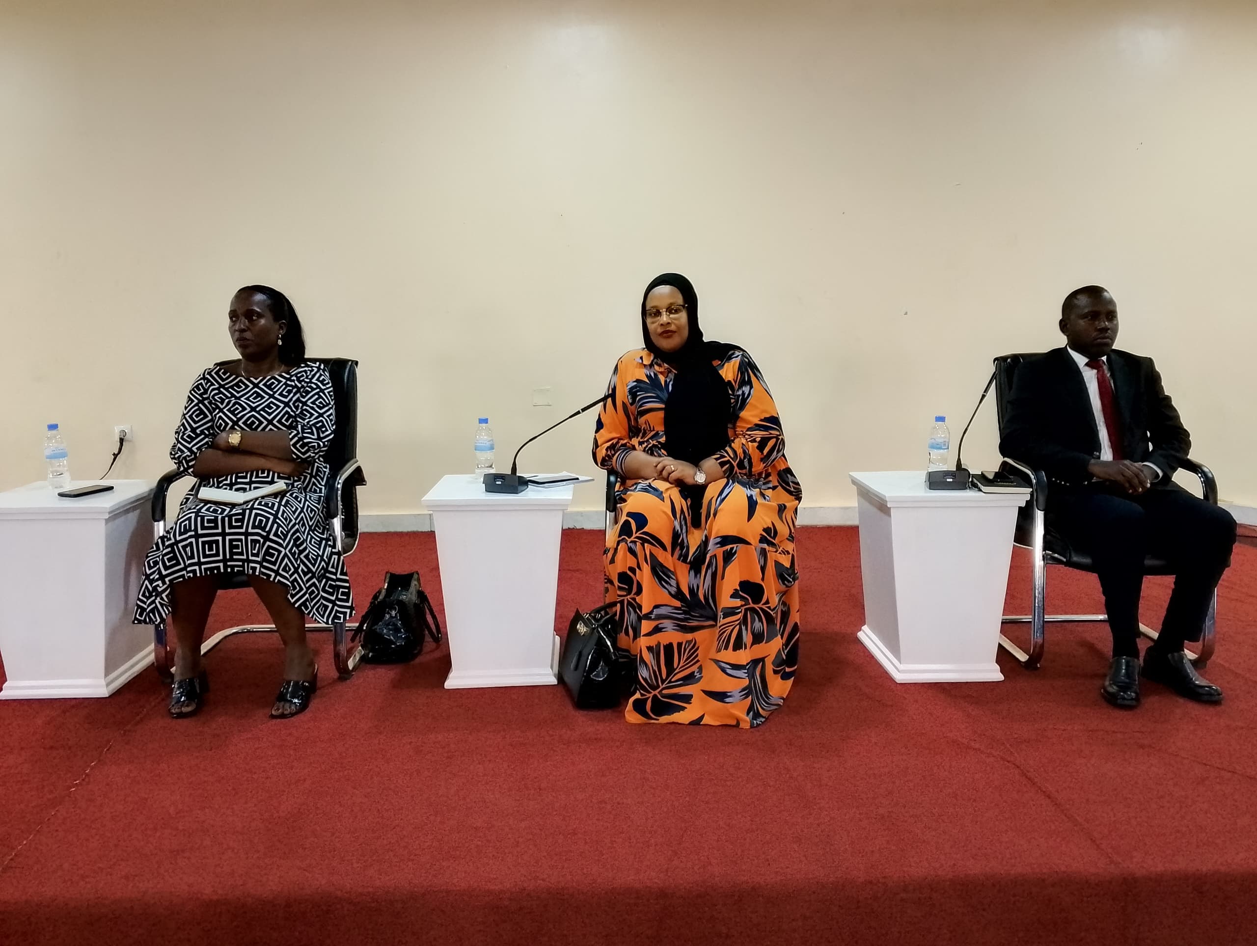 Komiseri Umwari carine hagati mu bayoboye inama nsuzumamigendekere y'amatora mu Ntara y'Amajyepfo avuga ko nta bibazo bidasanzwe byagaragaye
