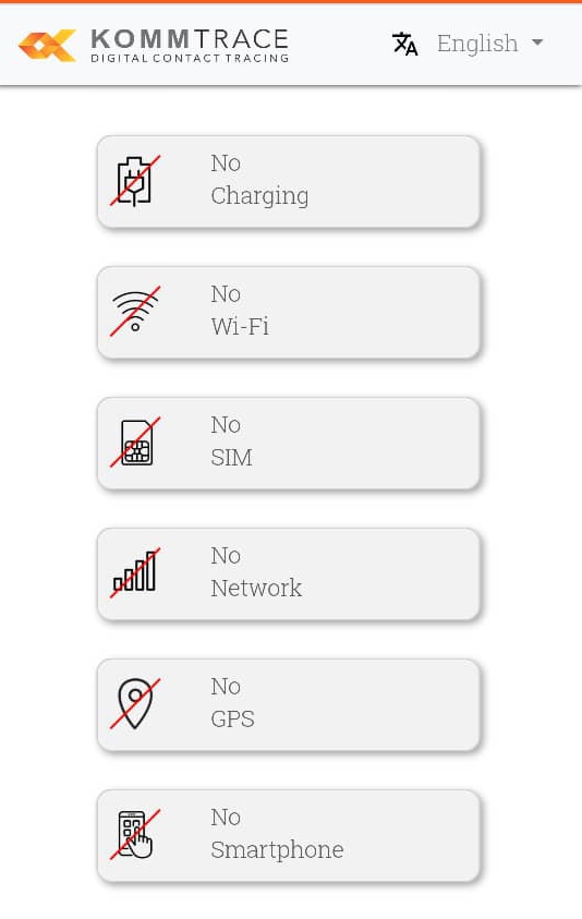 Ikarita ya KOMMTRACE ntisharijwa kandi mu rwego rwo kurinda umutekano wa nyirayo ikaba idakoresha internet cyangwa simukadi