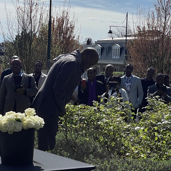 Au Mémorial de Woluwe Saint Pierre, Bruxelles, le 7 avril 2024