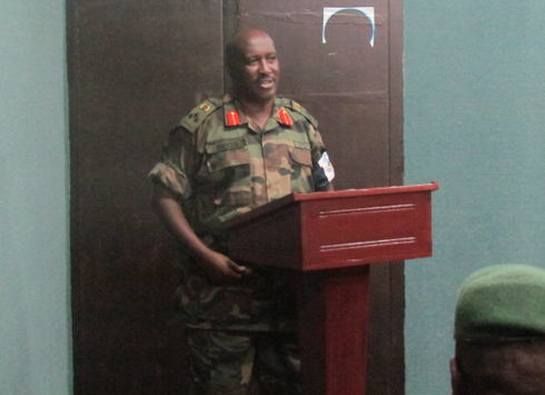 Brigadier General Muheesi Godfroid uyoboye itsinda Joint verification Mechanisms.