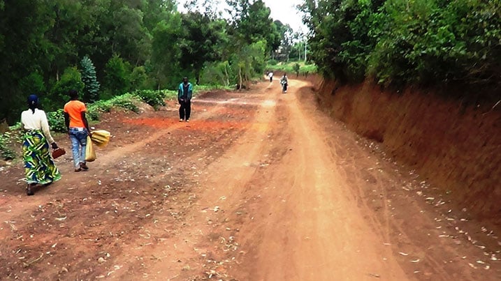 Kuri uyu muhanda wambuka uva i Nyamabuye ugana i Shyogwe ngo hakorerwa ibikorwa by