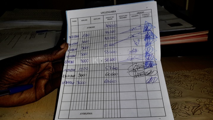 Kuri konti bigaragara ko nyuma ya 2011 nta yandi mafaranga yongeye kuyibikwaho mu gihe ku dupapuro tw'ubwishyu bigaragara ko nyuma yaho yakomeje gutangwa.