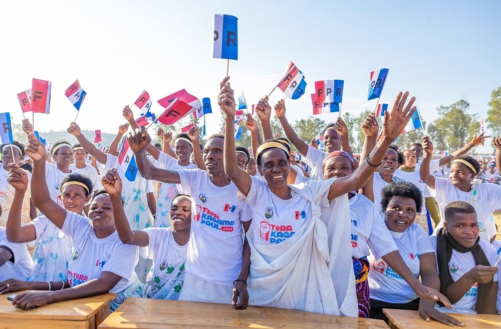 Kwamamaza umukandida wa FPR-Inkotanyi ku mwanya w'umukuru w'Igihugu i Nyamagabe byitabiriwe n'ingeri zitandukanye z'abantu