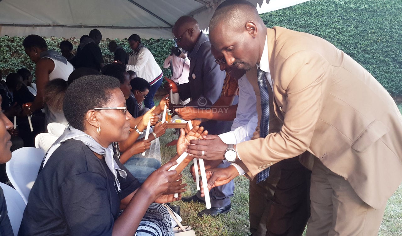 Abakozi ba BUFMAR mu muhango wo kwibuka ku nshuro ya 23 Jenoside yakorewe Abatutsi 