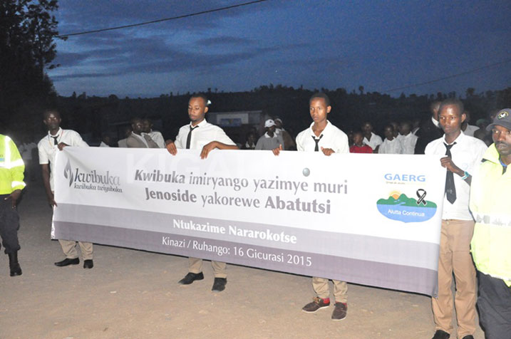 Kwibuka imiryango yazimye bitegurwa na GAERG.