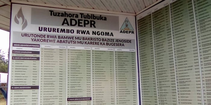 Kuri ADEPR Kayenzi hiciwe Abatutsi benshi 