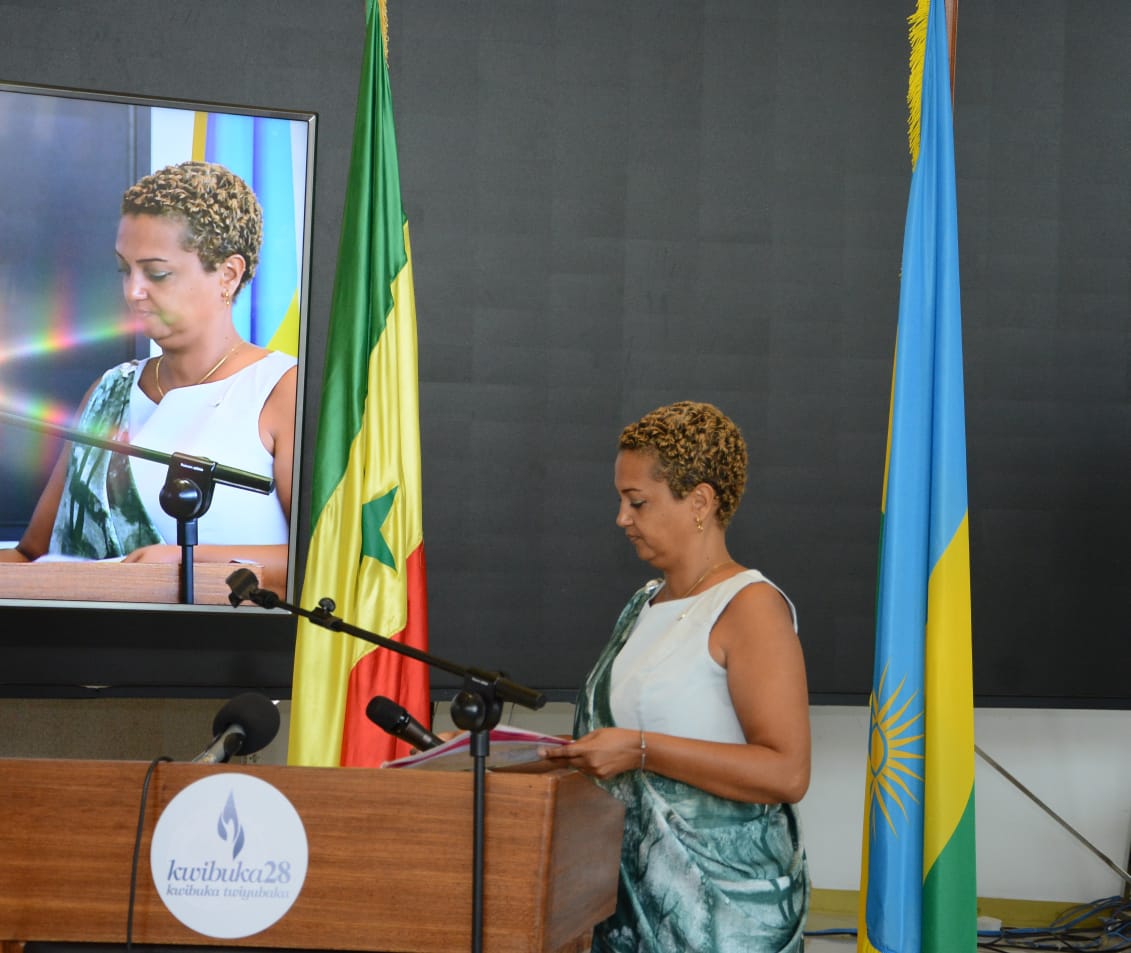 Madame Solange Zuba BURABYO wari umusangiza w