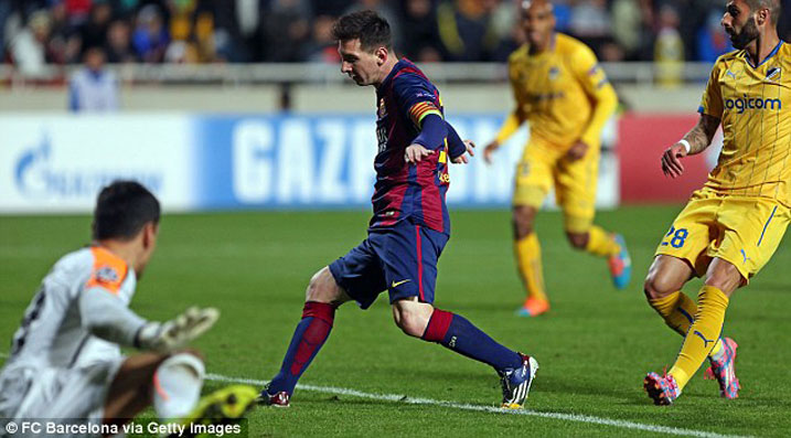 Messi yaciye uduhigo tubiri dukomeye muri 2014.