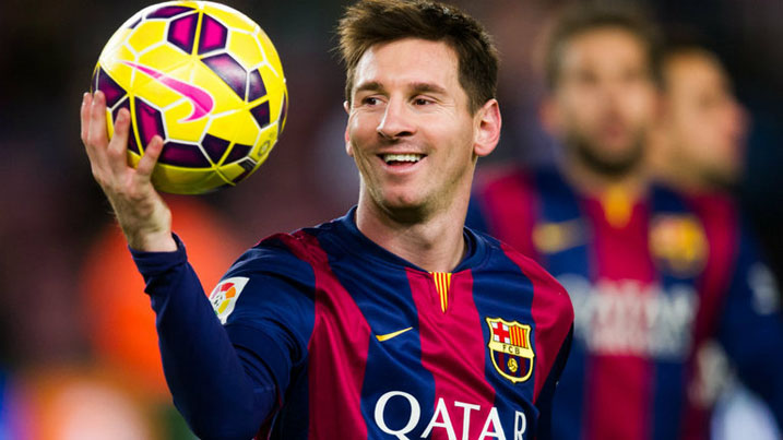 Lionel Messi aza ku mwanya wa gatatu mu bakinnyi bafite amafaranga menshi ku isi.