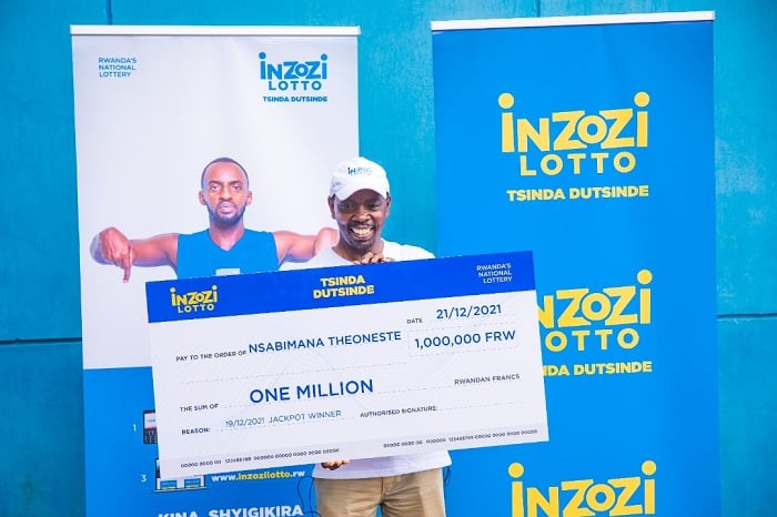 Nsabimana abaye uwa mbere utsindiye miliyoni muri Inzozi Lotto