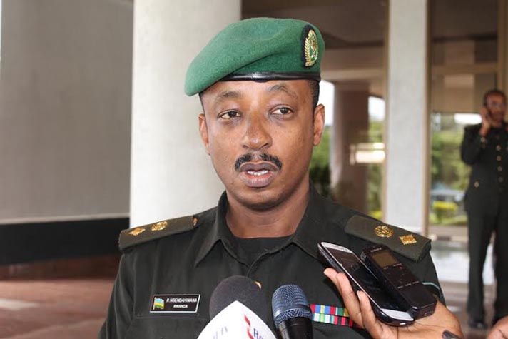 Lt Col Rene Ngendahimana Umuvugizi w'Ingabo z'u Rwanda
