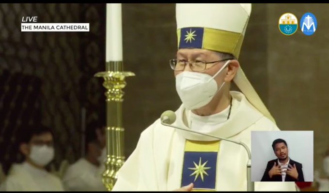 Luis Antonio Cardinal Tagle ni we wayoboye umuhango wo kwimika Musenyeri Catalan