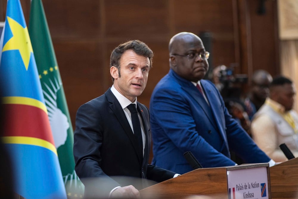 Perezida Macron yakiriwe na Perezida wa DR Congo