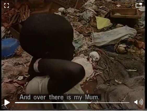 Akavideo kakwirakwiriye kagaragaza ubuhamya bwa Mamashenge