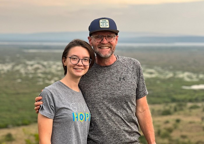 Matt n'abagize umuryango we iyo bari mu Rwanda bumva batuje kandi batekanye