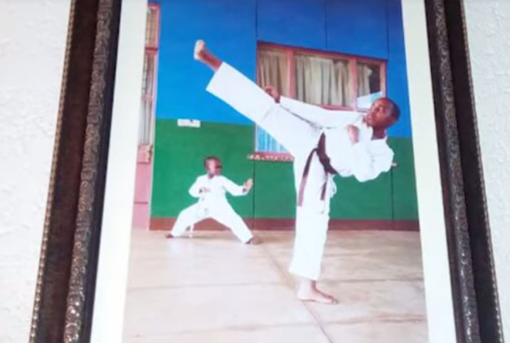 Karenzi Manzi avuga ko Karate yamubereye akabando mu myigire ye