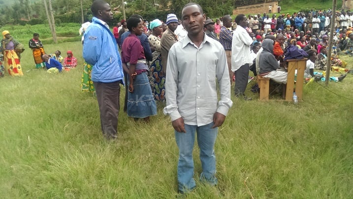Mbarushima Faustin usaba kwishyurwa amafaranga ye.