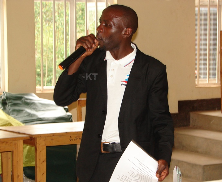 Mbatezimana Ignace ukuriye Umuryango FPR Inkotanyi mu Murenge wa Base.