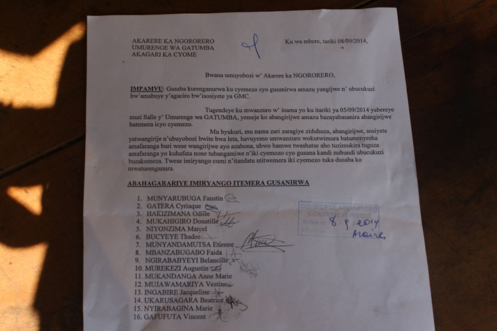 Mbere abaturage baturiye ikirombe cya GMC bari banze gusanirwa ahubwo basaba kwimurwa.