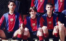 Lionnel Messi ubwo yari akiri mu ikipe y'abakiri bato ba Fc Barcelone