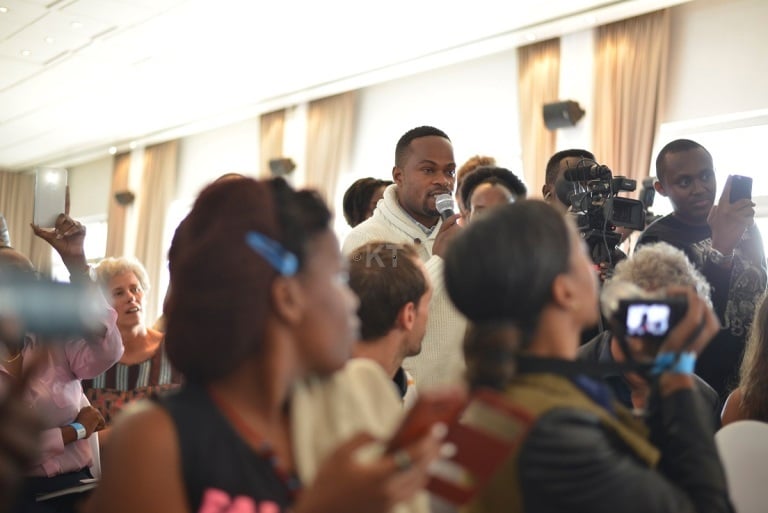 Mike Karangwa yari yabanje gusaba Stromae kumushyikiriza igihembo cye cya Salax Awards yabonye 2013.