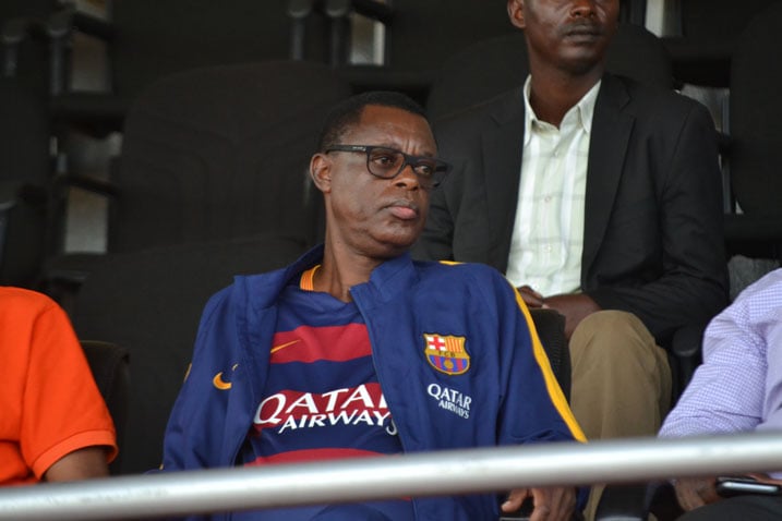 Minisitiri w'ingabo Gen James Kabarebe nawe yari yaje kwihera ijisho uyu mukino