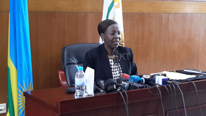Ministiri Louise Mushikiwabo, mu kiganiro n