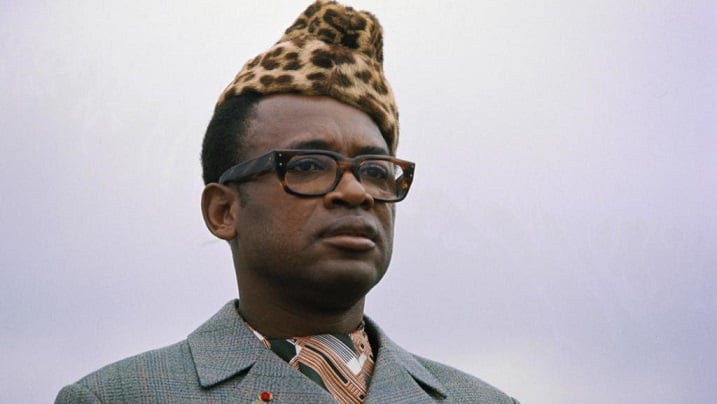 Mobutu yagaraga kenshi yambaye ingofero ikoze mu ruhu rw'ingwe