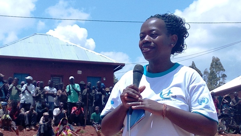 Monique Nsanzabaganwa avuga ko Unity Club izafasha mu gutuma umudugudu wa Taba uba icyitegererezo koko