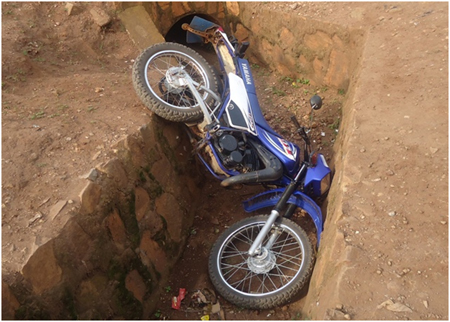 Iyi moto nayo yagonzwe n