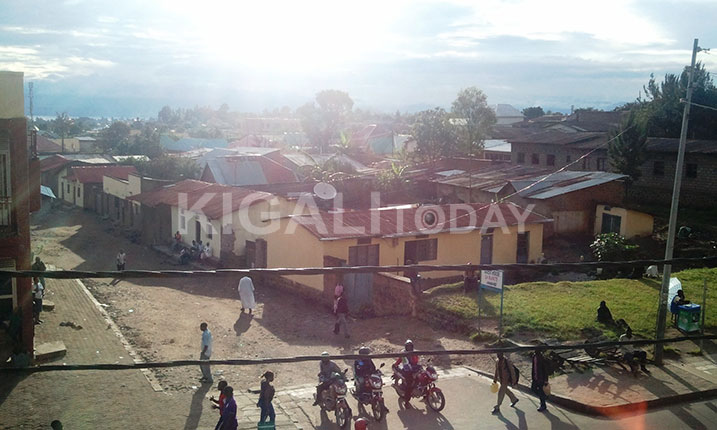 Mu mujyi wa Gisenyi haboneka inyubako zitajyanye n
