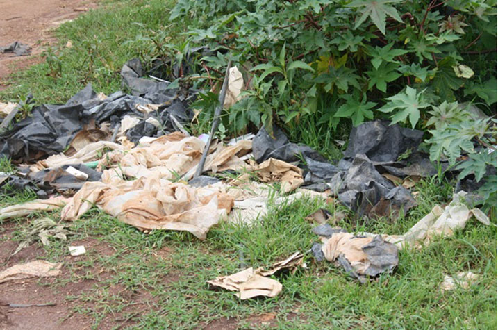 Hamwe na hamwe mu mujyi wa Huye basanze hari umwanda.