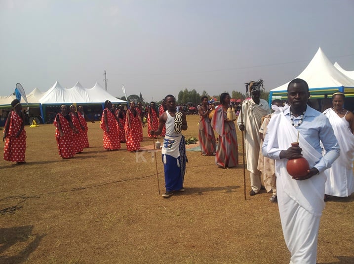 Mu iserukiramuco ryabereye i Kayonza hamuritswe umuco w'Abanyarwanda wa kera.