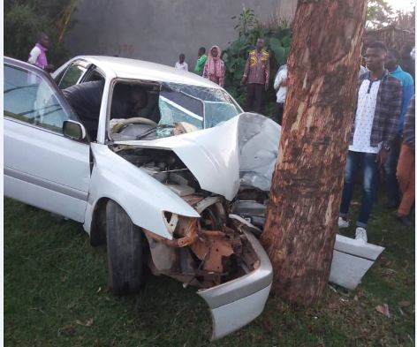 Mu mpanuka yabereye mu Cyanika imodoka yatangiriwe n