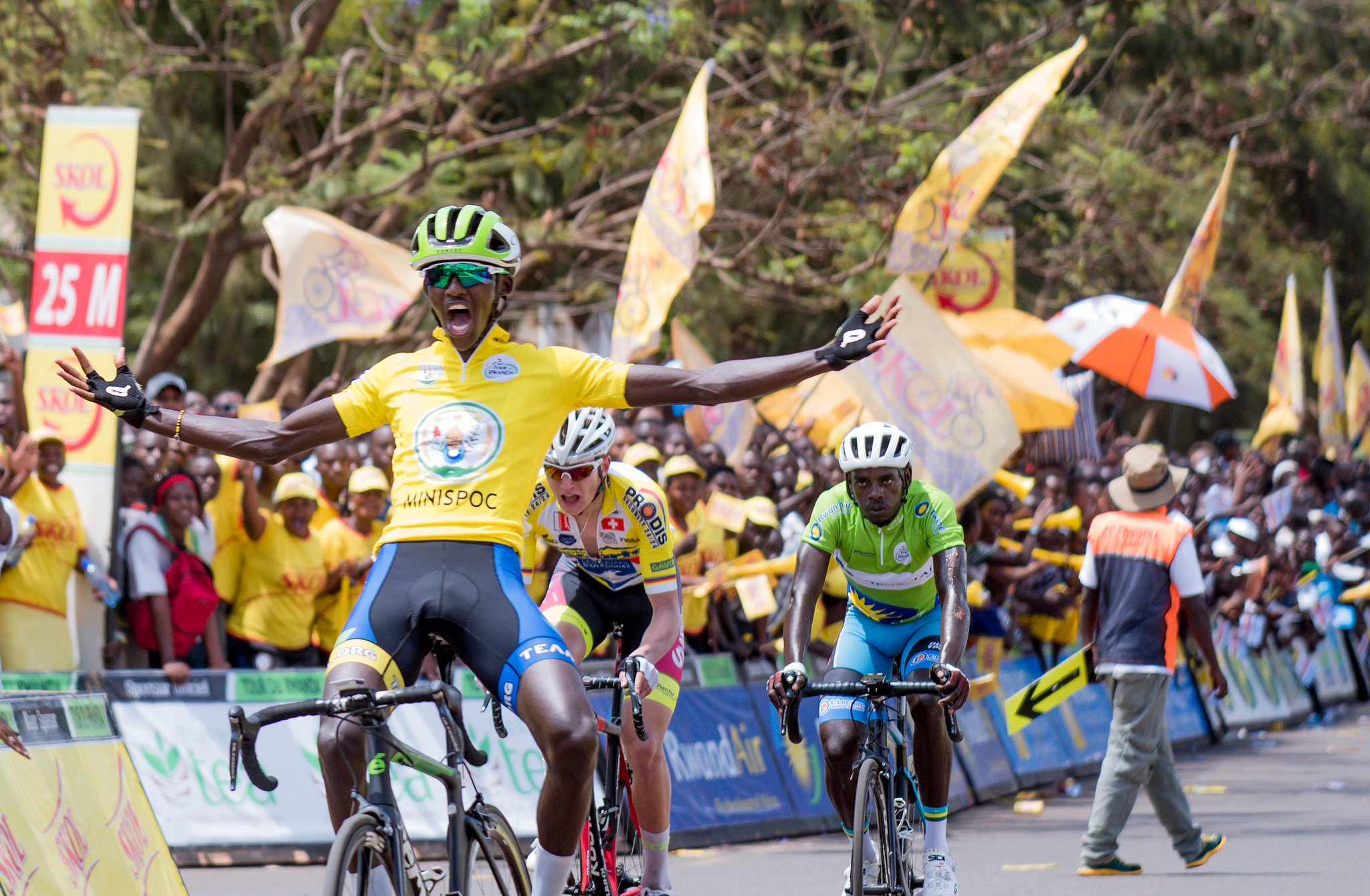 Mugisha wegukanye TOur du Rwadna uyu mwaka nawe ari mu ikipe igiye guhatana muri Gabon