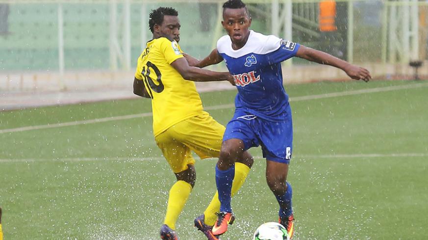 Muhire Kevin ni umwe mubagejeje Rayon Sports muri kimwe cya kane cya CAF Confederation cup umwaka ushize