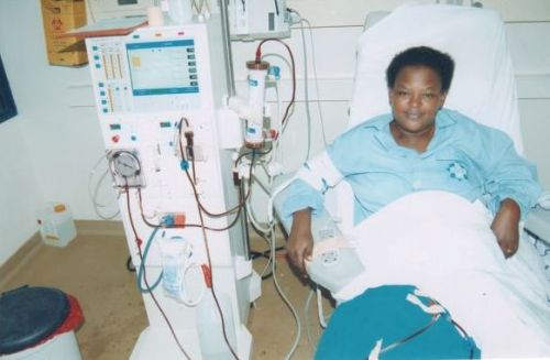 Mukarugambwa aho arwariye kwa muganga.