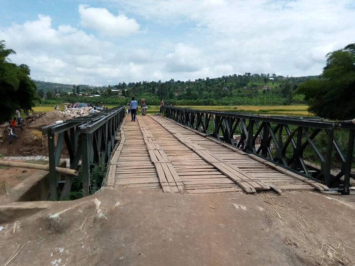 Ikiraro cya Mukunguri cy'agateganyo kinyuraho moto, amagare n'abakoresha amaguru gusa