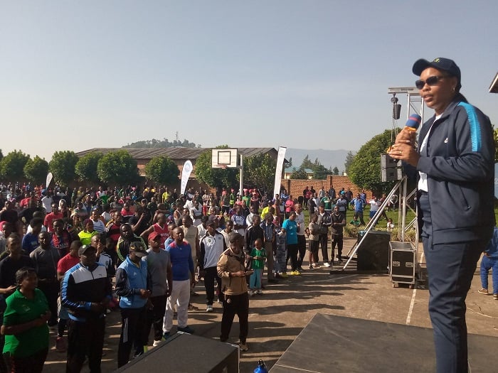Minisitiri Munyangaju yasabye abayobozi gufasha abaturage siporo ya bose ikagera no mu miryango