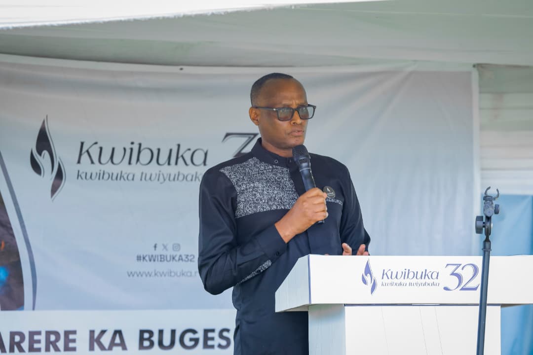 Mupenzi Eustache yatanze ikiganiro mu #Kwibuka32 i Ntarama mu Karere ka Bugesera