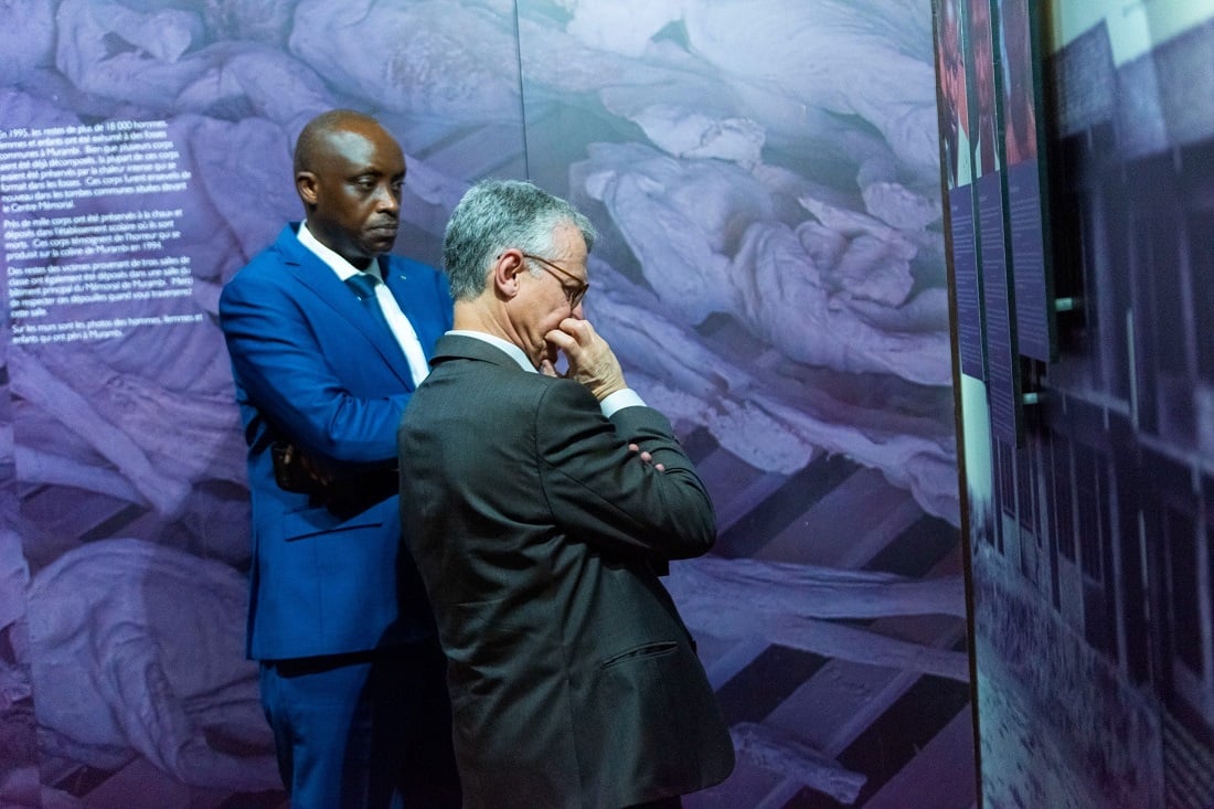 Ricard yari kumwe n'Umushinjacyaha Mukuru w'u Rwanda, Aimable Havugiyaremye