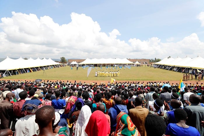 Abakirisitu bitabiriye uyu muhango ari benshi