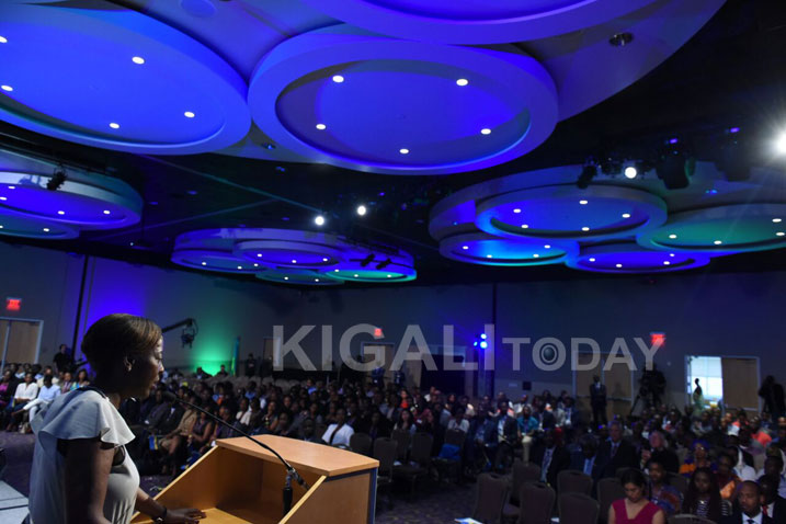 Mushikiwabo yizeza urubyiruko ruri mu mahanga ko u Rwanda rufite ubushake bwo kurutega amatwi.