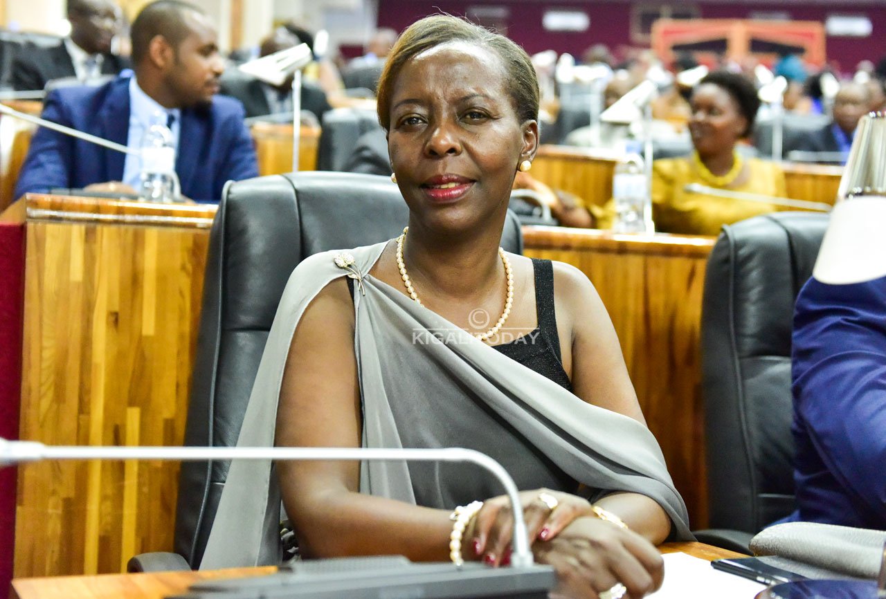 Mushikiwabo Louise, Minisitiri w'Ububanyi n'Amahanga, Ubutwererane, n'Umuryango w'Ibihugu bya Afurika n‘Iburasirazuba (MINAFFET,EAC).
